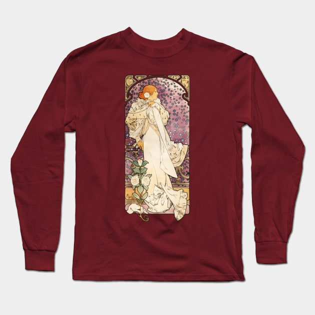 Sarah Bernhardt as Camille Long Sleeve T-Shirt by UndiscoveredWonders